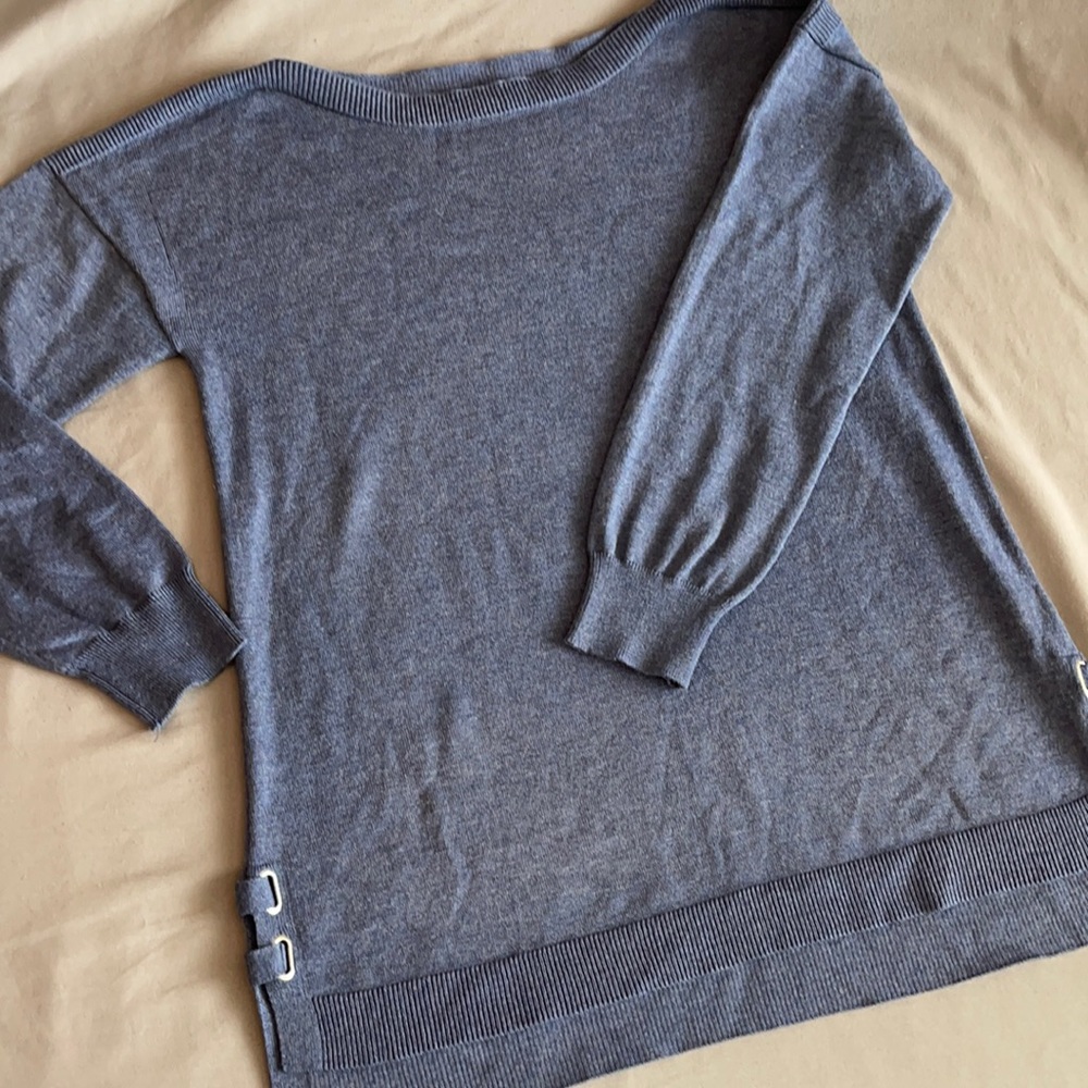 Boatneck Blue Sweater